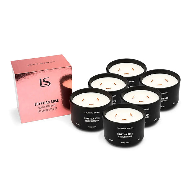 Luxury 3-Wick Candle, 6 Pack