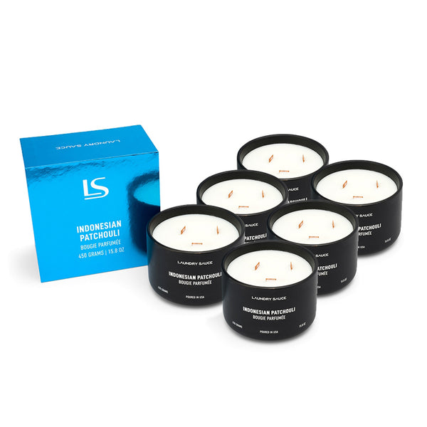 Luxury 3-Wick Candle, 6 Pack